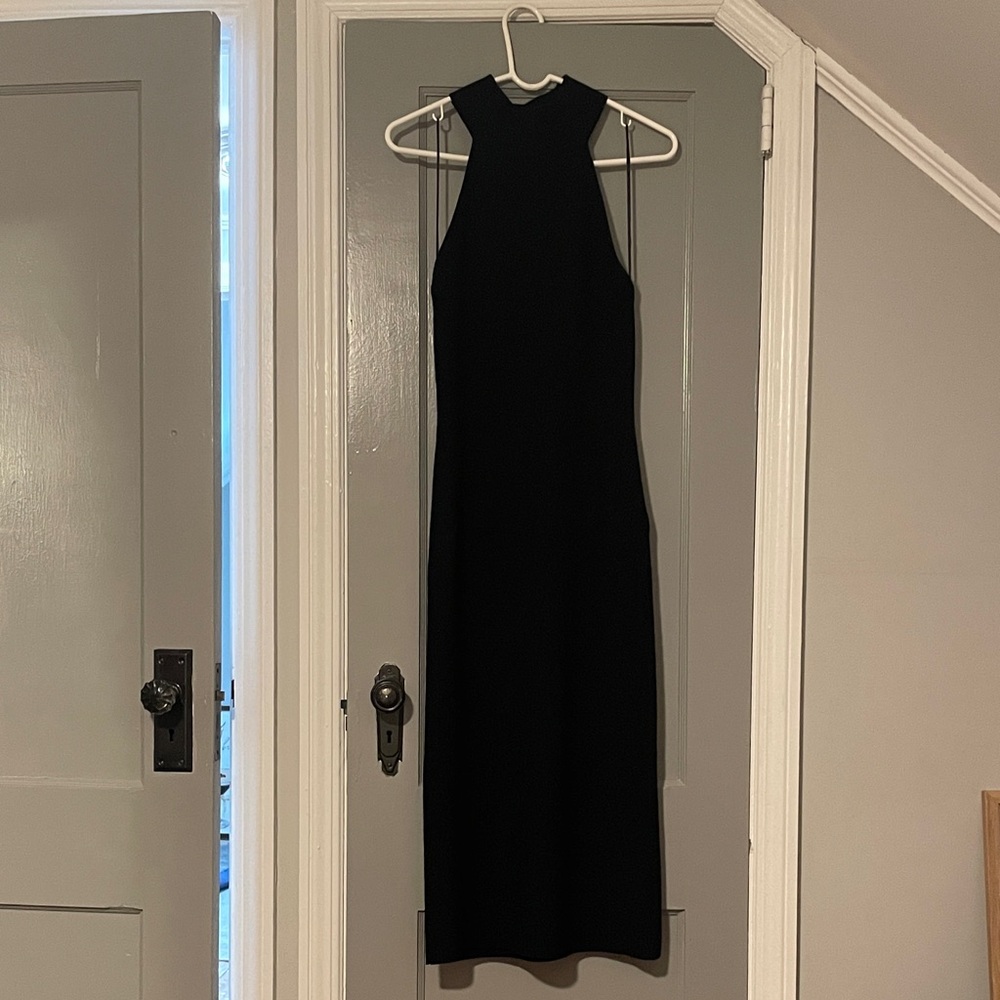 Robert Rodriguez Black Midi Dress